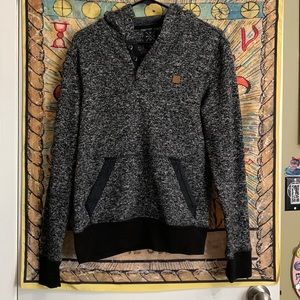 Grey Hoodie w/ Shoulder Patches | Bluenotes